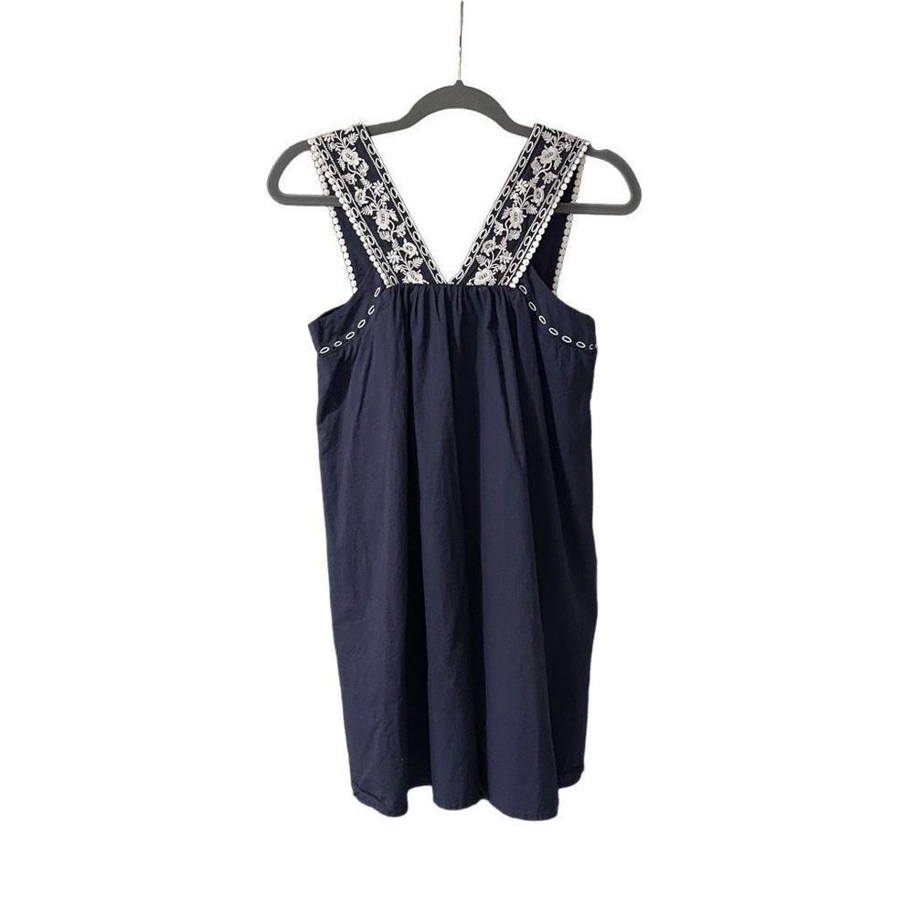 Adorable babydoll ESLEY navy cotton dress small